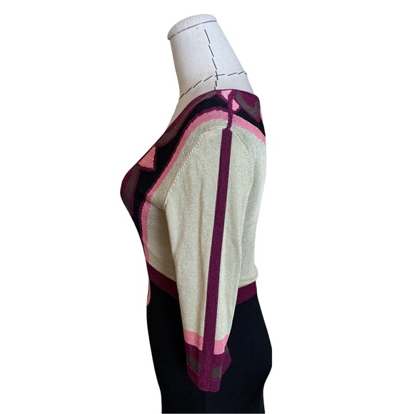 Temperley London Knit Sweater Dress V Neck - Picture 9 of 14